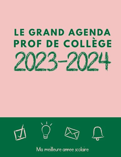 Le Grand Agenda Pro pour Prof de Collège : Ma Meilleure Année Scolaire - Couverture Summer Vibes