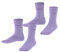 ESPRIT Unisex Kinder Socken Foot Logo Multipack K So Baumwolle einfarbig 2 Paar, Lila Lupine 6903, 27-30