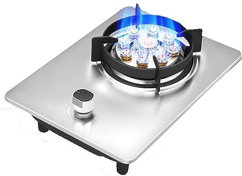 SaCLi Cocina de Gas Placa de gasCocina de Gas NG/GLP de un Solo Fuego de 33 cm.Cocina Gas(Color:LPG,Size:b)