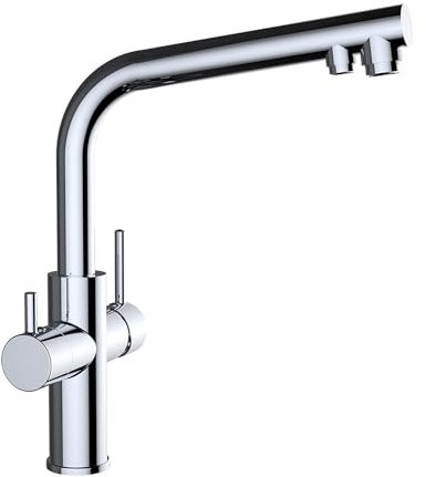 CLEVER 61103 WT Grifo Monomando Fregadero Color Cromo