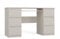 CDF Cuba Desk, Colour: Cashmere (Beige), Ideal for Office, Study, Children's and Teenager's Room, Functional Desk for Computer, Laptop, Easy Assembly