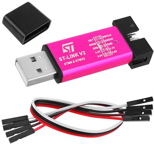 ST-Link V2 Emulator – Downloader-Programmierer unterstützt STM8 STM32 Series Chip Burning und Debugging mit Connect-Kabel