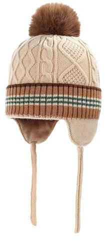 Saingace MüTze Schal Set Herren HaglöFs MüTze Ear Warmers Women Maenner Warm MüTze Kaschmir SilikonmüTzen Weinkorken Handschuhe Herren Wasserdicht Wintermuetze Kinder Maedchen