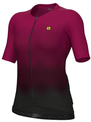 Alé Cycling Women's R-EV1 Velocity 2.0 Cycling Jersey, Cherry, L