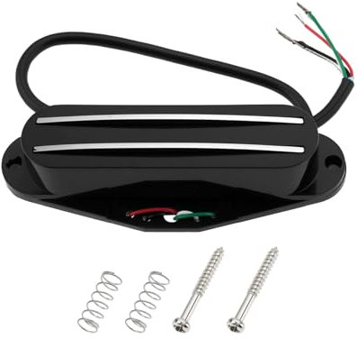 Create idea Pickup Humbucker Per Chitarra Elettrica Ad Alto Rendimento 9K Ohm Compatibile Con Fender Squier Strat Nero