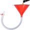 Beer Bong Funnel with Kink Free Tube, Leak-Proof Drinking Funnel with Sealing Valve for Beer Drinking Games, College Parties, Spring Break