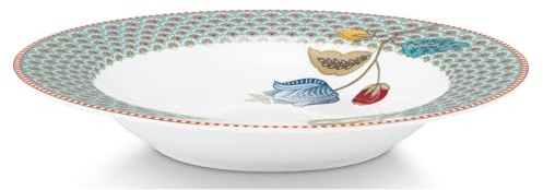 Pip Studio Blooming Tales Blue Suppenteller 21,5cm