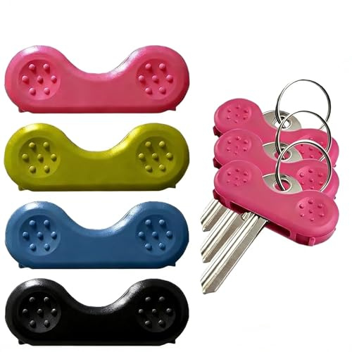 4 Pcs Arthritis Aids for Hands, Ergonomic Key Holder, 2-Inch
