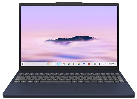 Lenovo Chromebook Plus i 38.1 cm - Laptop profesional - Google Gemini - CPU Intel 3 N355 - Pantalla IPS WUXGA de 15.3 pulgadas - 8 GB de RAM - Almacenamiento de 256 GB - Gráficos Intel integrados