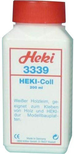 Heki 3339 Flock Klebstoff trocknet farblos, Kapazität 200 ml, Mehrfarbig