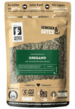 Bremer Gewürzhandel Oregano, gerebelt, mediterrane Kräuter, ideal als Oregano Tee, 40g