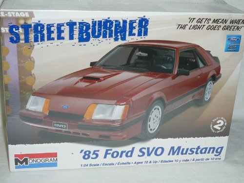 Ford Mustang 1985 SVO Coupe Rot 85-4276 Bausatz Kit 1/24 Revell Usa Modellauto Modell Auto