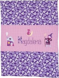 crêpes Suzette Krabbeldecke mit Namen als Taufgeschenk (Motiv Magdalena, ca 70x90cm)