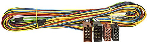 tomzz Audio 7000-023 Radio Adapter Kabel ISO Verlängerung Strom + Lautsprecher 500 cm ISO Stecker auf ISO Buchse Kupplung