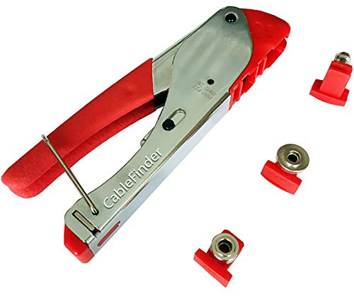 F-BNC & RCA – 3 in 1 Koaxial Kompressions/Crimp-Crimper/Crimpzange – RG59 RG6 Schraube Anschluss CCTV Sky SAT – coax-cable-end