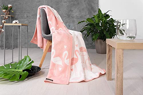 sei Design Plaid Kuscheldecke flauschig Tagesdecke, Dicke Sofa Decke, Baumwolldecke hochwertige Verarbeitung 150x200 cm Deko Wohnzimmer, Überwurf für Couch