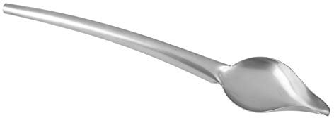 Garosa Cuchara de Acero Inoxidable Herramienta de Sorteo Precisión de Usos Múltiples con Boquillas Cónicas para Aderezo Postre de Comida Decoración Diseño(L)