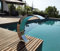 CASCADES-INOX Fontaine Piscine Bassin Modèle Cobra Hauteur 65cm