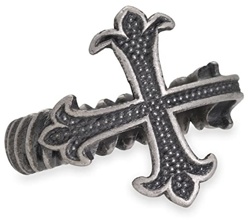 Handmade geschenk für ihn 925 Sterling Silber Ring für Frauen Ring Geschenk für Frauen Eisernes Kreuz Ring mittelalterlicher Ring Steampunk Fleur Ring gotischer Ring Punk einzigartiger