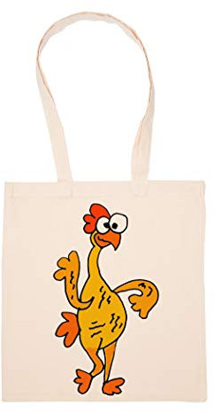 Hopestly Gummi Hähnchen Tanzen Tasche Wiederverwendbar Einkaufen Lebensmittel Baumwolltuch Tote Reusable Shopping Bag