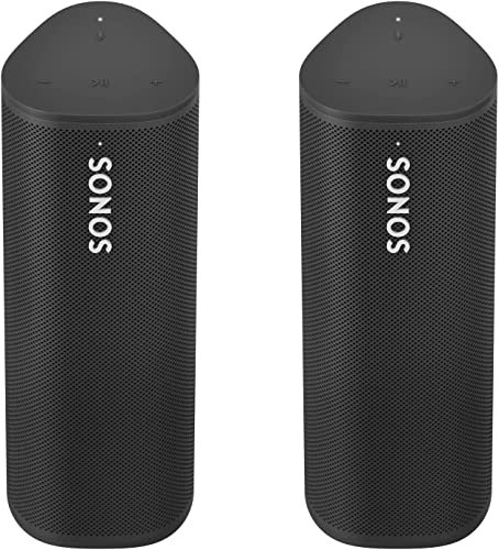 Sonos Roam – Schwarz (2er-Pack).