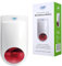 PNI SafeHouse HS007LR Wireless Outdoor Siren with Battery and Power Supply for Wireless Alarm Systems