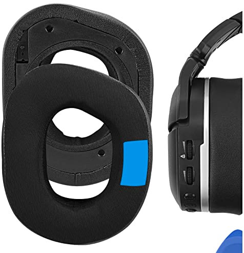 Geekria Cuscinetti auricolari di ricambio in gel rinfrescante sportivi compatibili con cuffie Turtle Beach Stealth 700 Gen 2, Stealth 700 Gen 2 MAX, cuscinetti auricolari (nero)