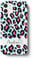 iCaseDesigner Personalised Name with Heart Animal Print Phone Case Compatible with iPhone 13 Pro Max. 13. Funky Pink Turquoise Leopard