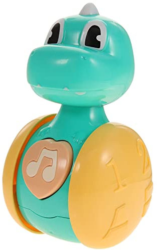 ibasenice Schiebespielzeug Dinosaurier Aus Interaktiver Tumbler Für Junge Mädchen Tragbares Modell Mit Cartoon-Design Glatte Oberfläche Für Sicheres Spielen