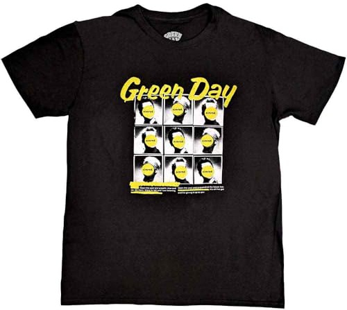Green Day T Shirt Nimrod Band Logo Nue offiziell Unisex Schwarz S