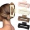 Bmobuo Lot de 4 pinces à cheveux extra larges de 12,7 cm pour une tenue solide – Pinces à cheveux XL Jumbo mates pour cheveux longs et bouclés pour femme