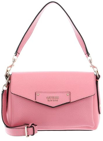 GUESS Eco Brenton Flap Shoulder Bag Pink