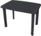 FIRBNUS Table de balcon d'extérieur - 101 x 68 x 72 cm - Anthracite - Table d'appoint pour jardin, table à manger, table de salle à manger, table basse - En plastique