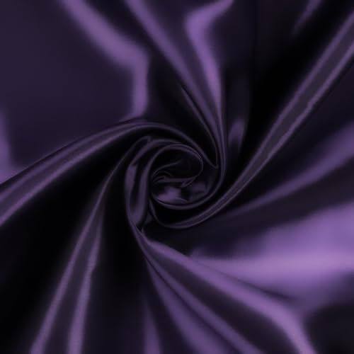 Mondo Tessuti – Pannello Raso Morbido Tinta Unita 100x150cm (Viola)