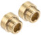 PATIKIL Shower Head Extension Arm, 2 Pack Brass G1/2 Male to Female Thread 20mm Length Pipe Fitting Shower Head Extender