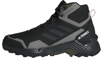 Adidas Herren Eastrail 2.0 Mid RAIN.RDY Waterproof Hiking Shoes, Core Black/Carbon/Charcoal Grey, 42 2/3 EU