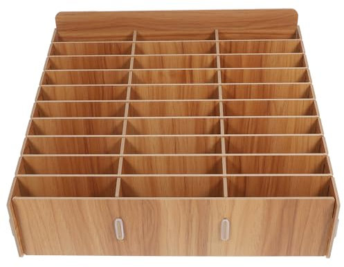 Handy-Aufbewahrungsbox Aus Holz Mit 30 FäChern, Organizer FüR Klassenzimmer, BüRo Und Werkstatt, 31,5 X 23,5 X 18,5 Cm