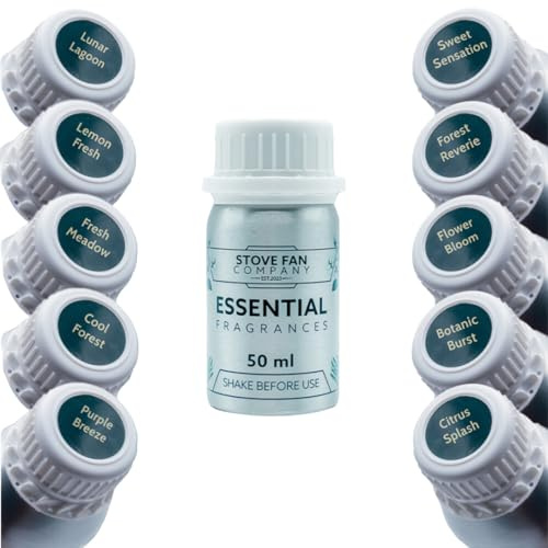 Stove Fan Company Aroma Pod Variety Packs | 6x50ml Bottles | Tranquil Home Fragrance Experience | Eco-Friendly | UK Designed & Engineered (Serene & Soothing)