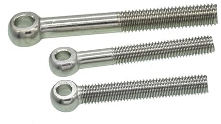 Aqxypas 5/2/1PCS GB798 304 Edelstahl Ring Link Bolzen Fisheye Auge Slip Loch Schraube M6 M8 M10 M12 (Size : M8-40mm(5PCS))