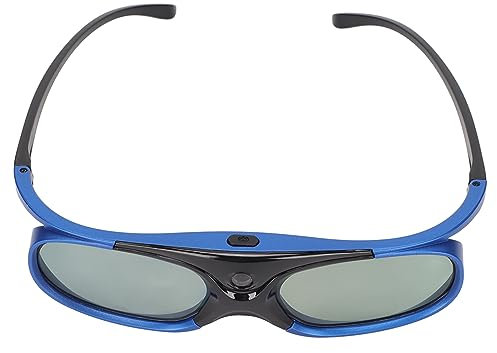Annadue 144-Hz-DLP-Link-3D-Brille, Wiederaufladbare Aktive Shutter-Brille für DLP-Link-Projektoren, Links-Rechts-Augendrehung, für XGIMI, für JMGO, für Usw