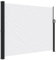 vidaXL Seitenmarkise, Sichtschutz Ausziehbar, Windschutz Sonnenschutz für Garten Balkon Terrasse, Seitenrollo Seitenwandmarkise, Weiß 160x500cm