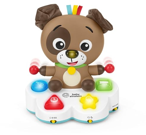 Baby Einstein, Drum & Learn Dean Musikalisches Lernspielzeug, Multisensorisches Babyspielzeug, 2 Spielmodi, Farben, Formen & Instrumenten, 50+ Klänge, Ab 6 Monaten