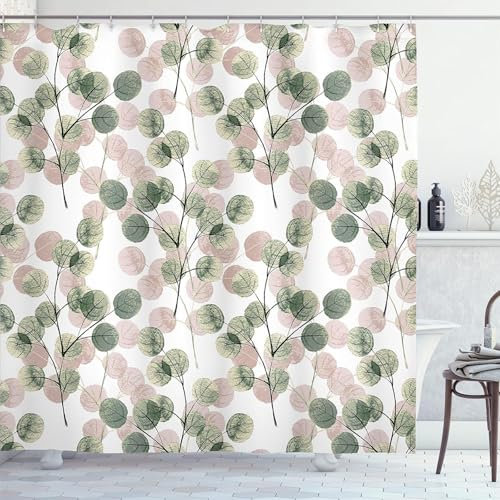 FAIRYGATE Rideau de Douche Lavable en Machine Rideau Douche Rideaux de Douche de Large Imperméable pour la Salle de Bain Largeur 180 x Hauteur 180cm B8024