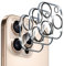 Funrae Pellicola Fotocamera per iPhone 16 Pro Max / 16 Pro / 14 Pro Max, Durezza 9H Vetro Temperato Lente Protettiva, HD Chiaro Anti-GraffioProtezione Obiettivo Della, Pacco da 3