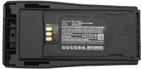 CELLONIC, Two way radio Battery, compatible with Motorola CP040, DP1400, GP3688, CP140, EP450 (3350mAh, 7.4V)