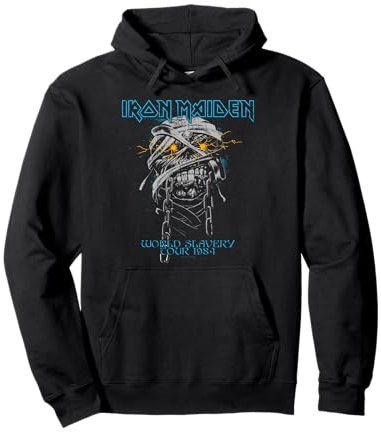 Iron Maiden - Powerslave Head Mummy Black Pullover Hoodie
