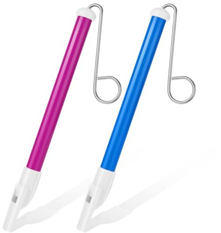 YUXIANLB Slide-Pfeife für Erwachsene, Musikinstrument, Kunststoff, Sprach- und Oralmuskeltraining, 24 cm, Flöte, Zugpfeife, Spiele, Party, Musikrequisiten, 2