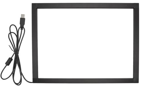 Infrarot-Touch-Rahmen, USB-Schnittstelle, Interaktives Plug-and-Play-IR-Touchscreen-Overlay für Touch-Whiteboards, Digital Signage-Kioske (23,6 Zoll)