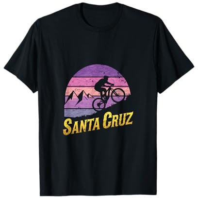 Santa Cruz Beach Retro Mountainbike MTB T-Shirt