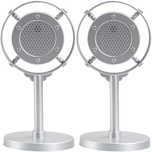 Casiler Microphone Accessoire De Style Rétro – Micro Vintage en Plastique pour Affichage, Modèle De Microphone Classique À Collectionner pour Décoration Intérieure, Les Accessoires De Cinéma De
